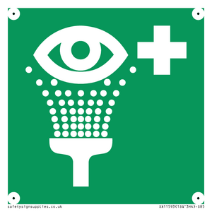 E011 safe condition eyewash station